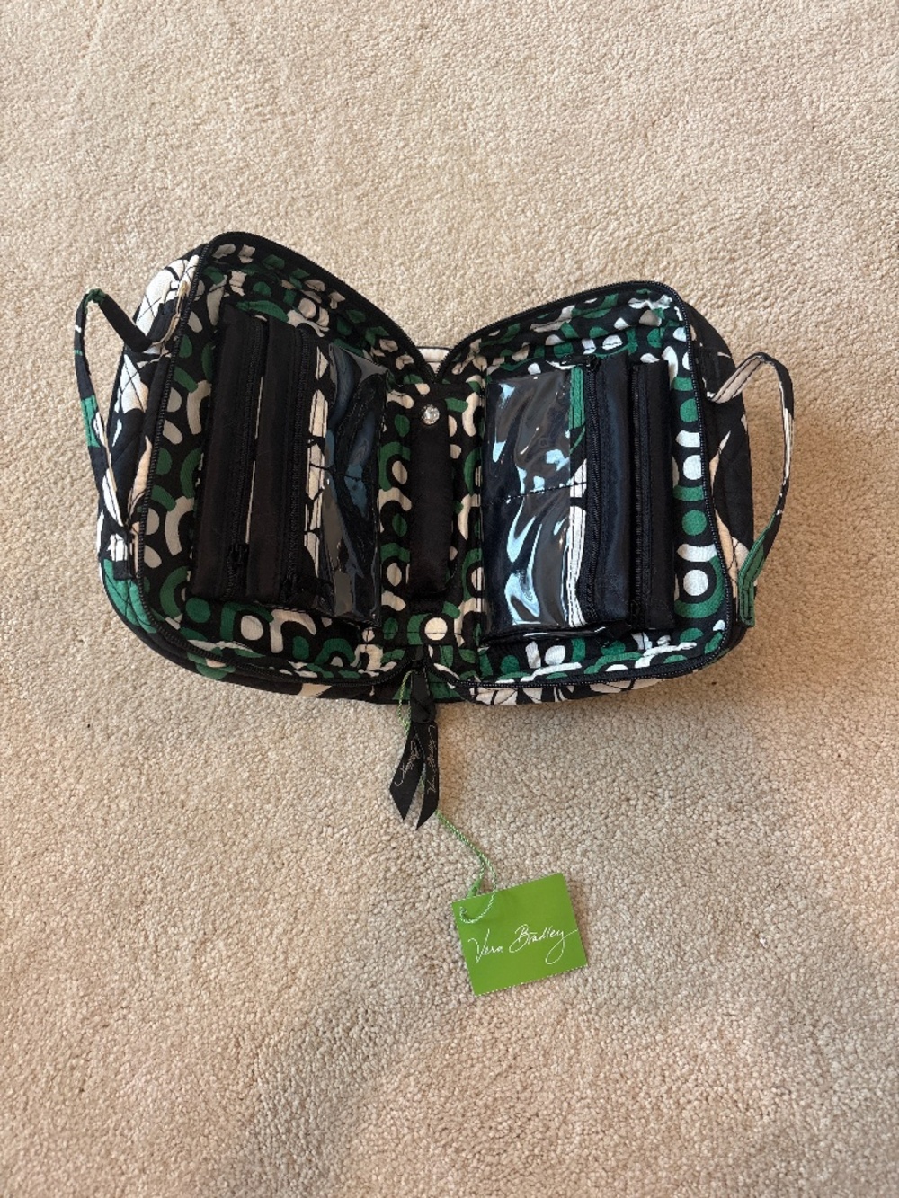 Vera Bradley travel jewelry organizer imperial rose